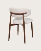 Kerin - Chaise en tissu et pieds métal