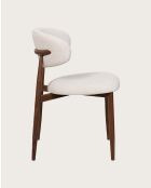 Kerin - Chaise en tissu et pieds métal