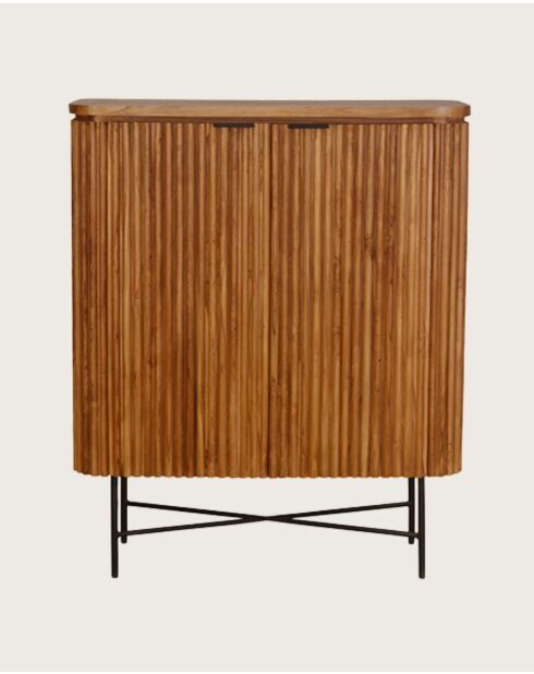 Opéra - Buffet 2 portes en teck recyclé