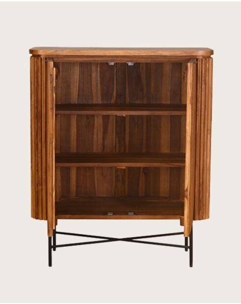 Opéra - Buffet 2 portes en teck recyclé