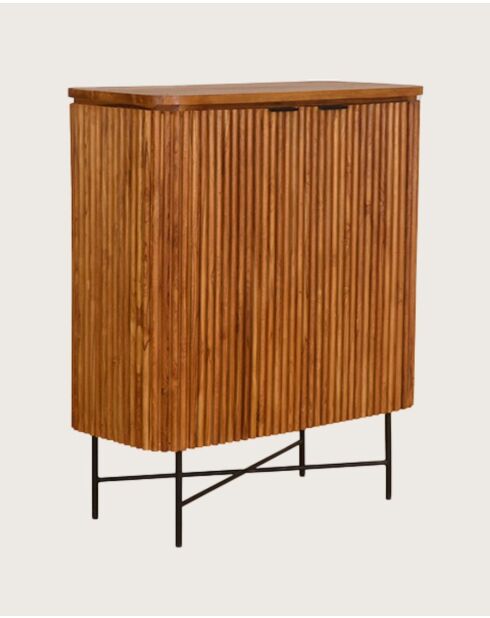 Opéra - Buffet 2 portes en teck recyclé