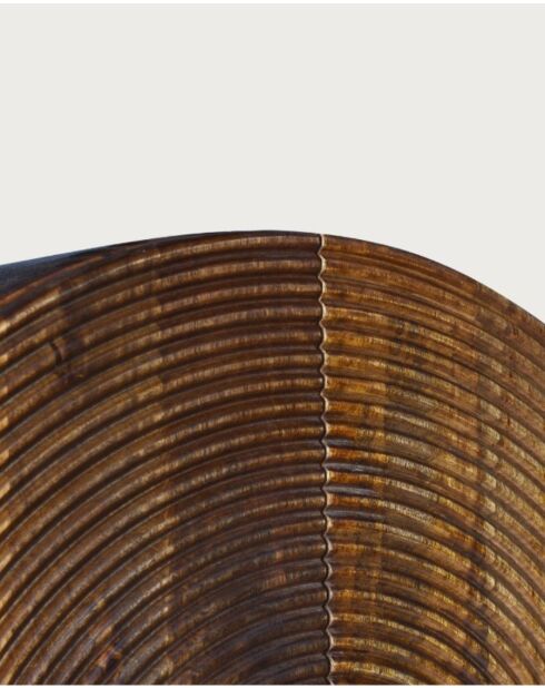 Vorno - Armoire en bois massif de manguier sculptée