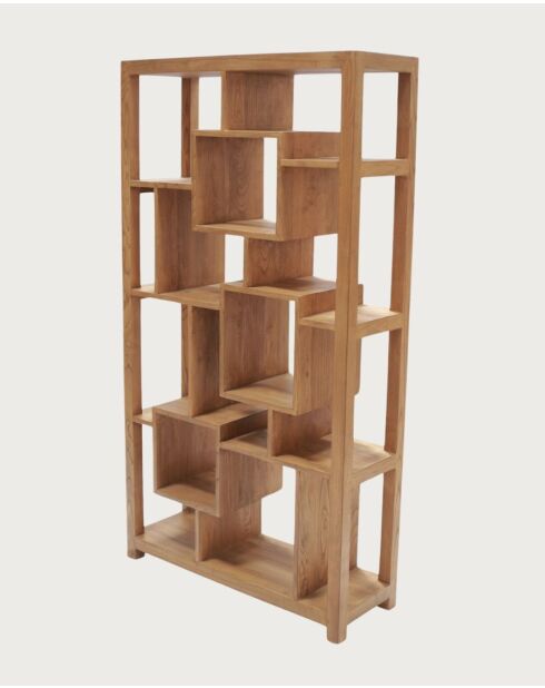 Maze - Étagère en bois massif de Teck