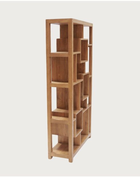 Maze - Étagère en bois massif de Teck