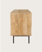 Kali - Buffet en bois et cannage 145 cm