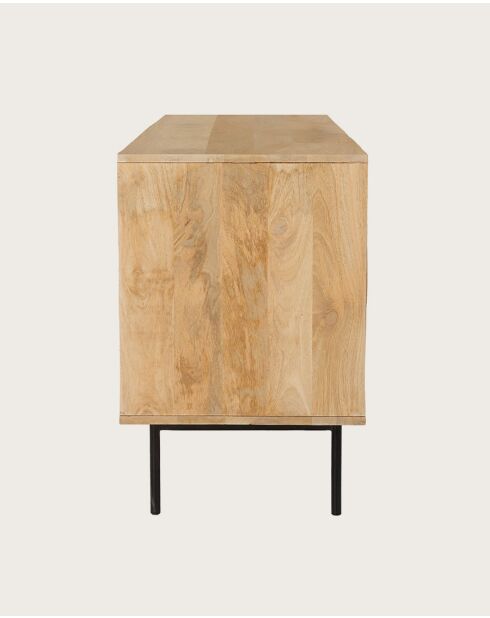 Kali - Buffet en bois et cannage 145 cm
