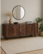 Alto - Buffet bas en teck recyclé 200 cm