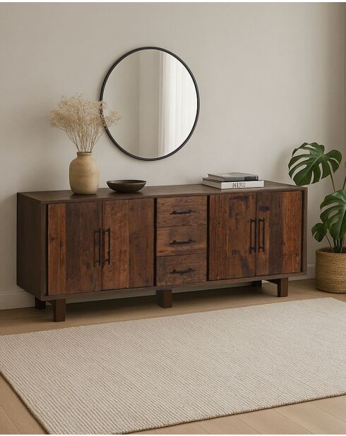 Alto - Buffet bas en teck recyclé 200 cm