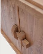 NARA- Buffet bas en bois massif de teck 170 cm - Style asiatique