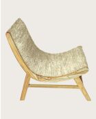 Kaho - Fauteuil en teck massif et corde