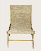 Kaho - Fauteuil en teck massif et corde