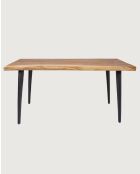 Kanpur - Table repas en suar massif L160 cm 6 pers.