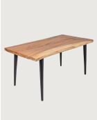 Kanpur - Table repas en suar massif L160 cm 6 pers.