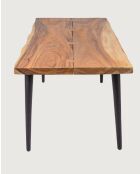 Kanpur - Table repas en suar massif L160 cm 6 pers.