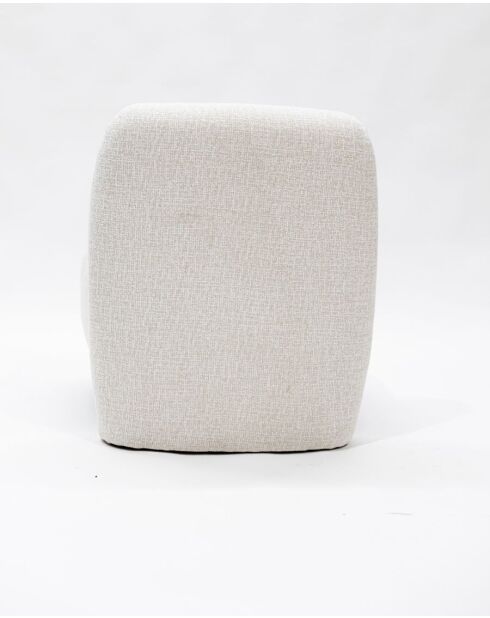 Oslo - Fauteuil design en tissu beige