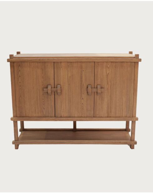 NARA - Grand buffet en bois de teck 160 cm - Style asiatique