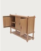 NARA - Grand buffet en bois de teck 160 cm - Style asiatique