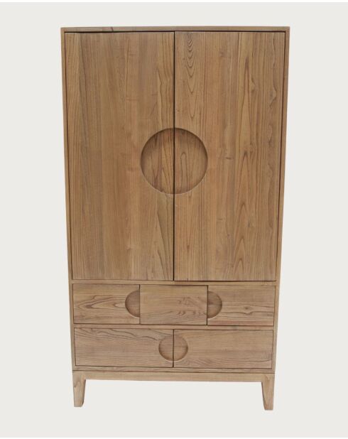 Kyoto - Armoire en bois massif de teck