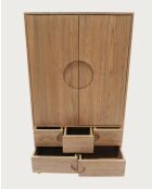 Kyoto - Armoire en bois massif de teck 105cm