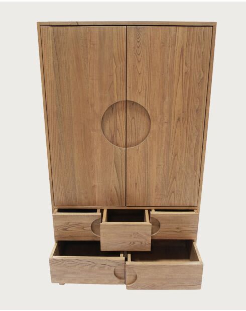 Kyoto - Armoire en bois massif de teck