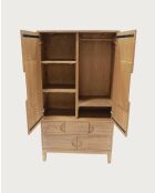 Kyoto - Armoire en bois massif de teck 105cm