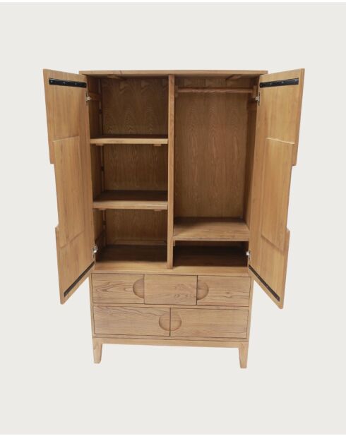 Kyoto - Armoire en bois massif de teck