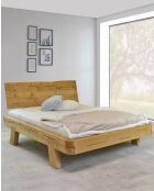 Nalia - Lit poutre en bois massif d'épicéa 180 CM