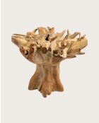 Forest - Table de jardin en bois brut de teck