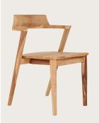 Lot de 2 Chaise Osaka en teck massif