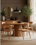 Lot de 2 Chaise Osaka en teck massif