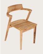 Lot de 2 Chaise Osaka en teck massif