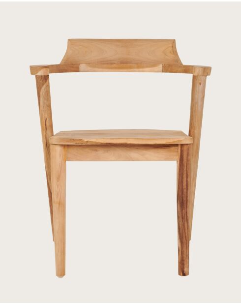 Lot de 2 Chaise Osaka en teck massif