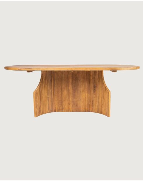 Puzzle - Table de jardin en bois massif de teck recycle