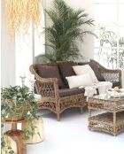 Asri - Salon de jardin en rotin Kubu 4 places