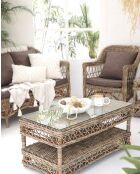 Asri - Salon de jardin en rotin Kubu 4 places