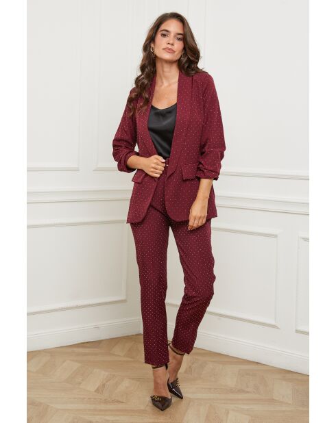 Pantalon Armel Bordeaux