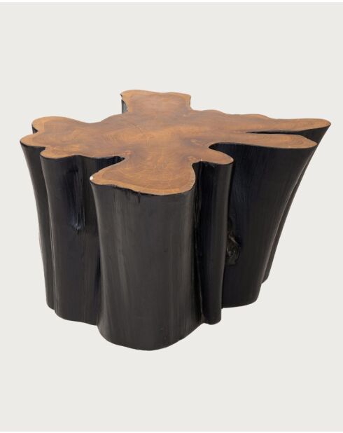Timberly - Table basse tronc d'arbre massif