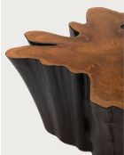 Timberly - Table basse tronc d'arbre massif