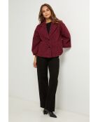 Manteau Sofie bordeaux