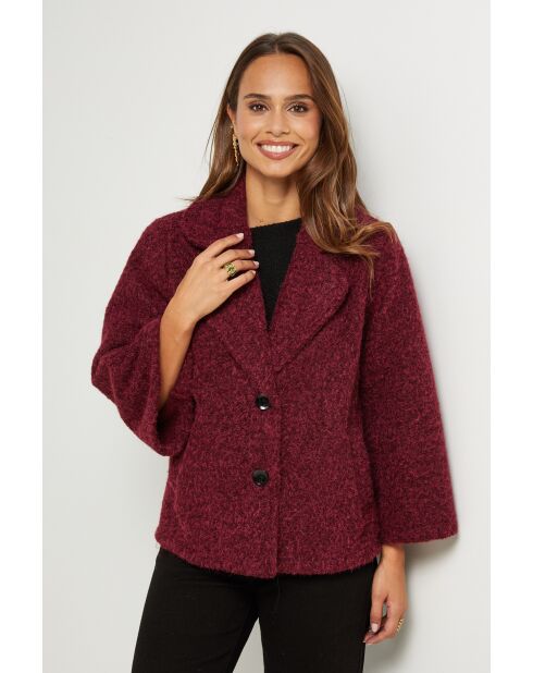 Manteau Sofie bordeaux