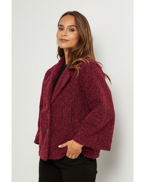 Manteau Sofie bordeaux