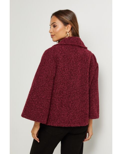 Manteau Sofie bordeaux