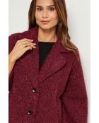 Manteau Sofie bordeaux