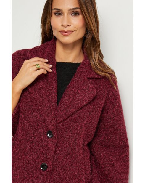 Manteau Sofie bordeaux