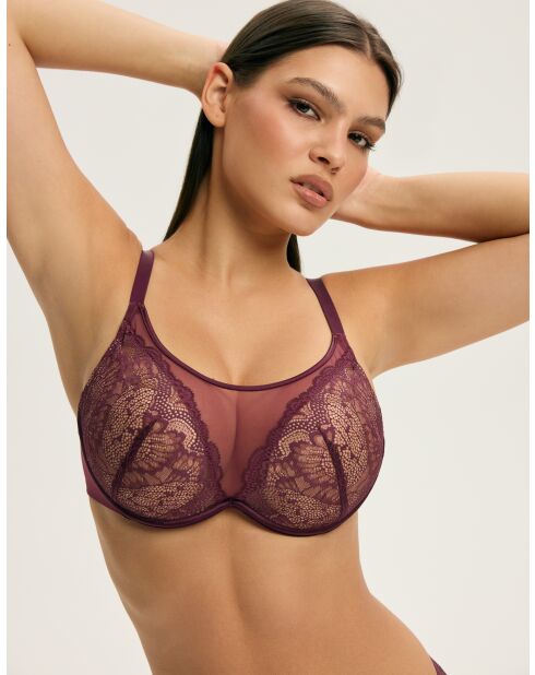 Soutien-gorge K Crown Acajou