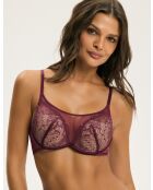 Soutien-gorge K Crown Acajou