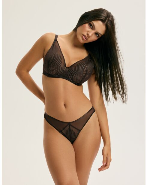 String K Nacre4 Chocolat Noir