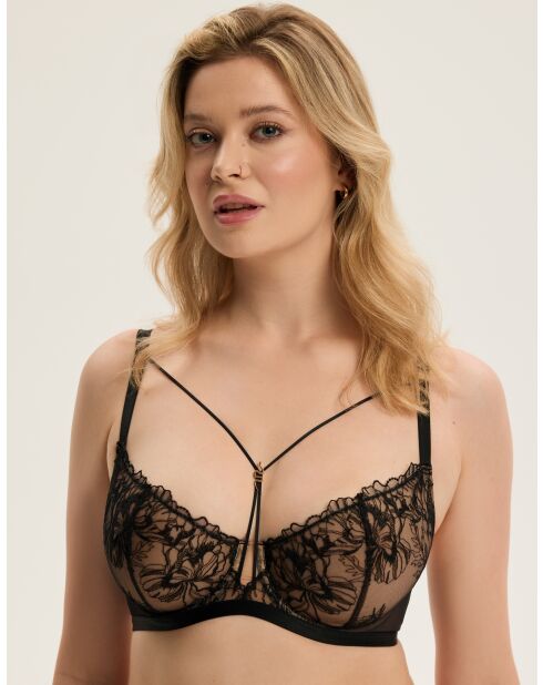 Soutien-gorge K Boa 1 Noir/Or