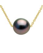 Collier en Vermeil Perle de Culture de Tahiti Ronde 8-9 mm