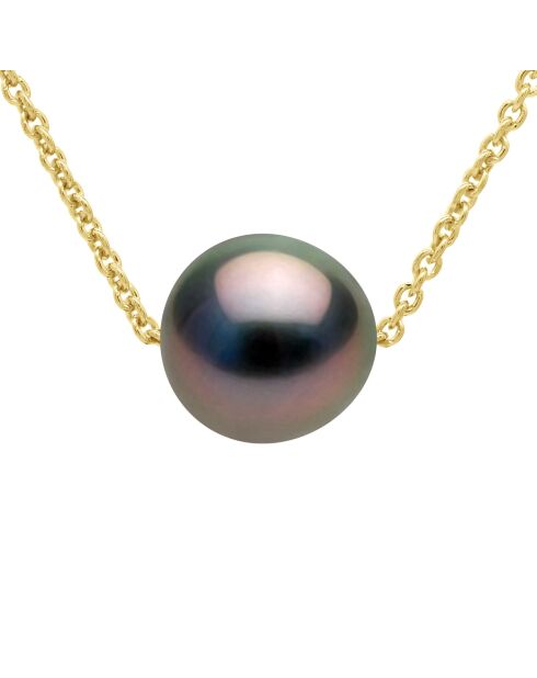Collier en Vermeil Perle de Culture de Tahiti Ronde 8-9 mm
